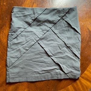Grey mini skirt